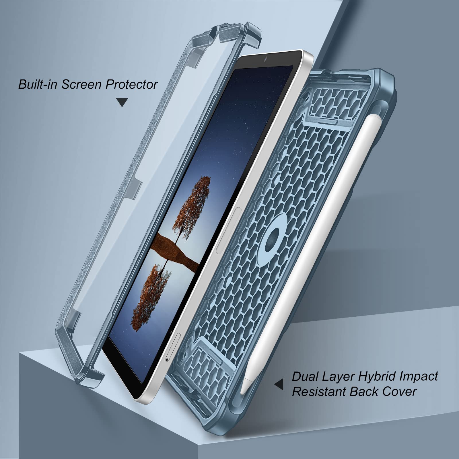 Foto 6 pulgar | Funda Fintie Para Ipad Mini 7 (a17 Pro) 2024/ Ipad Mini 6 De 8,3 Pulgadas - Venta Internacional.