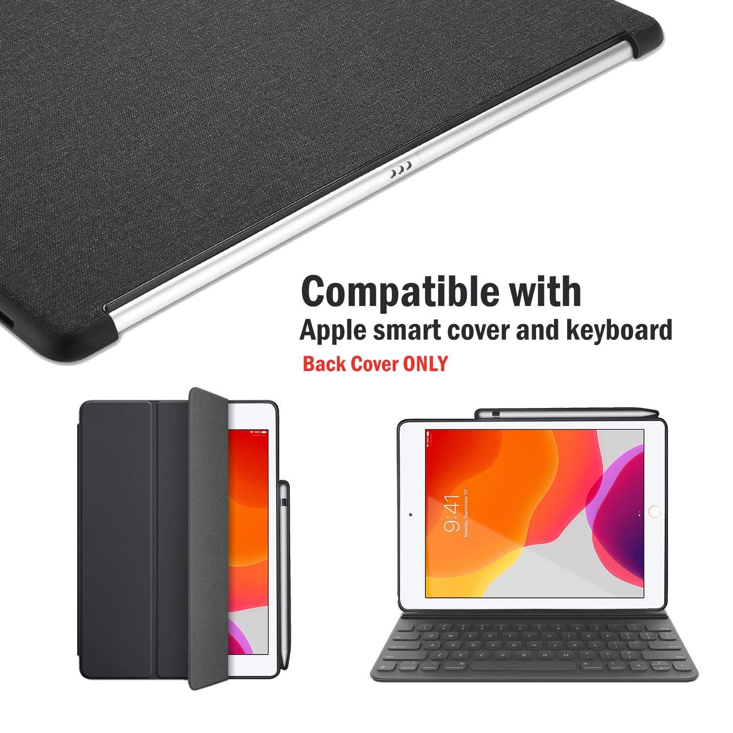 Foto 2 | Funda Trasera Procase Para Ipad 10.2 (2019-2021) Con Soporte Para Lápices - Venta Internacional.