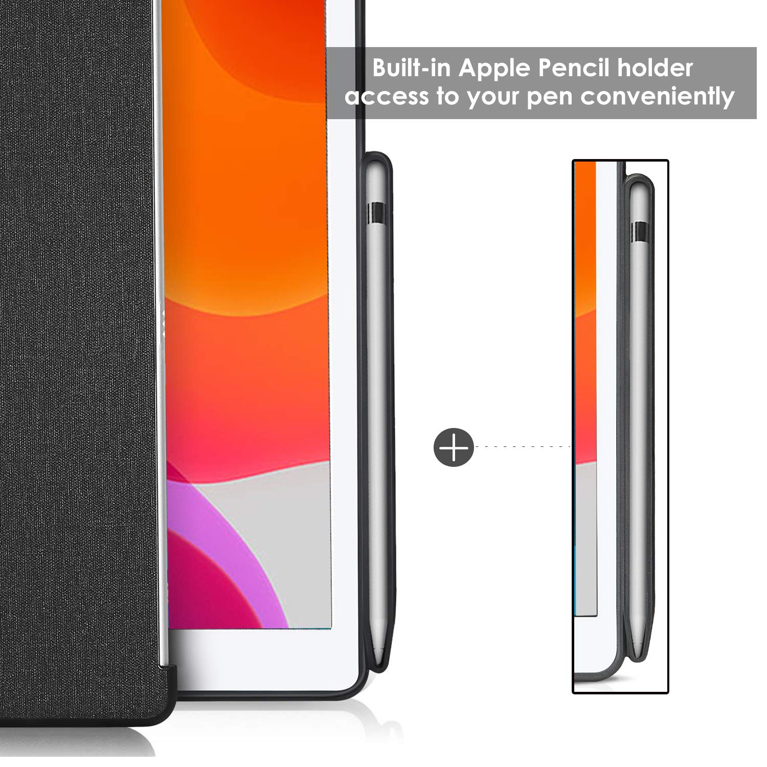 Foto 7 pulgar | Funda Trasera Procase Para Ipad 10.2 (2019-2021) Con Soporte Para Lápices - Venta Internacional.