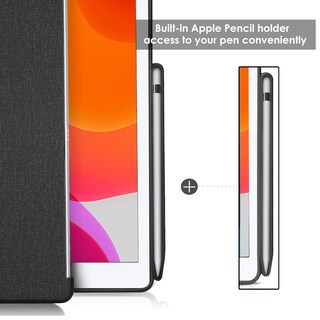 Foto 6 | Funda Trasera Procase Para Ipad 10.2 (2019-2021) Con Soporte Para Lápices - Venta Internacional.
