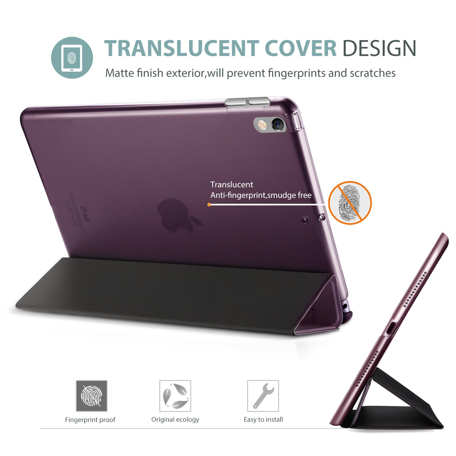 Foto 5 pulgar | Funda Procase Smart Para Ipad Air 3.ª Generación De 10.5 Pulgadas 2019/pro 10.5 Pulgadas - Venta Internacional.