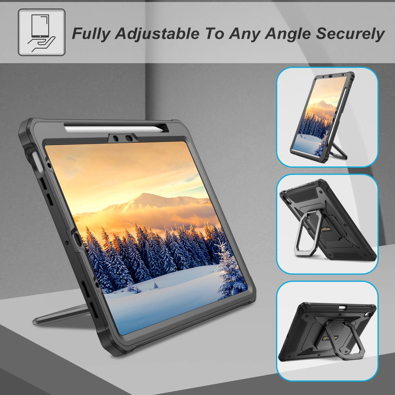Foto 4 | Funda Fintie Para Ipad Air M2 De 11 Pulgadas (2024), Ipad Air 5º Y 4º - Venta Internacional.