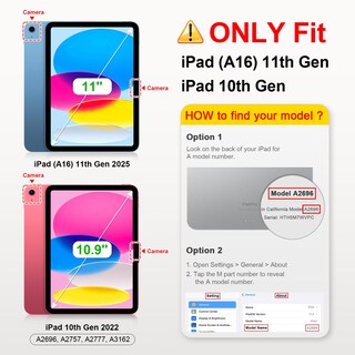 Foto 2 | Funda Fintie Hybrid Slim Para Ipad 11.ª Generación De 11 Pulgadas Con Soporte Para Lápices - Venta Internacional.