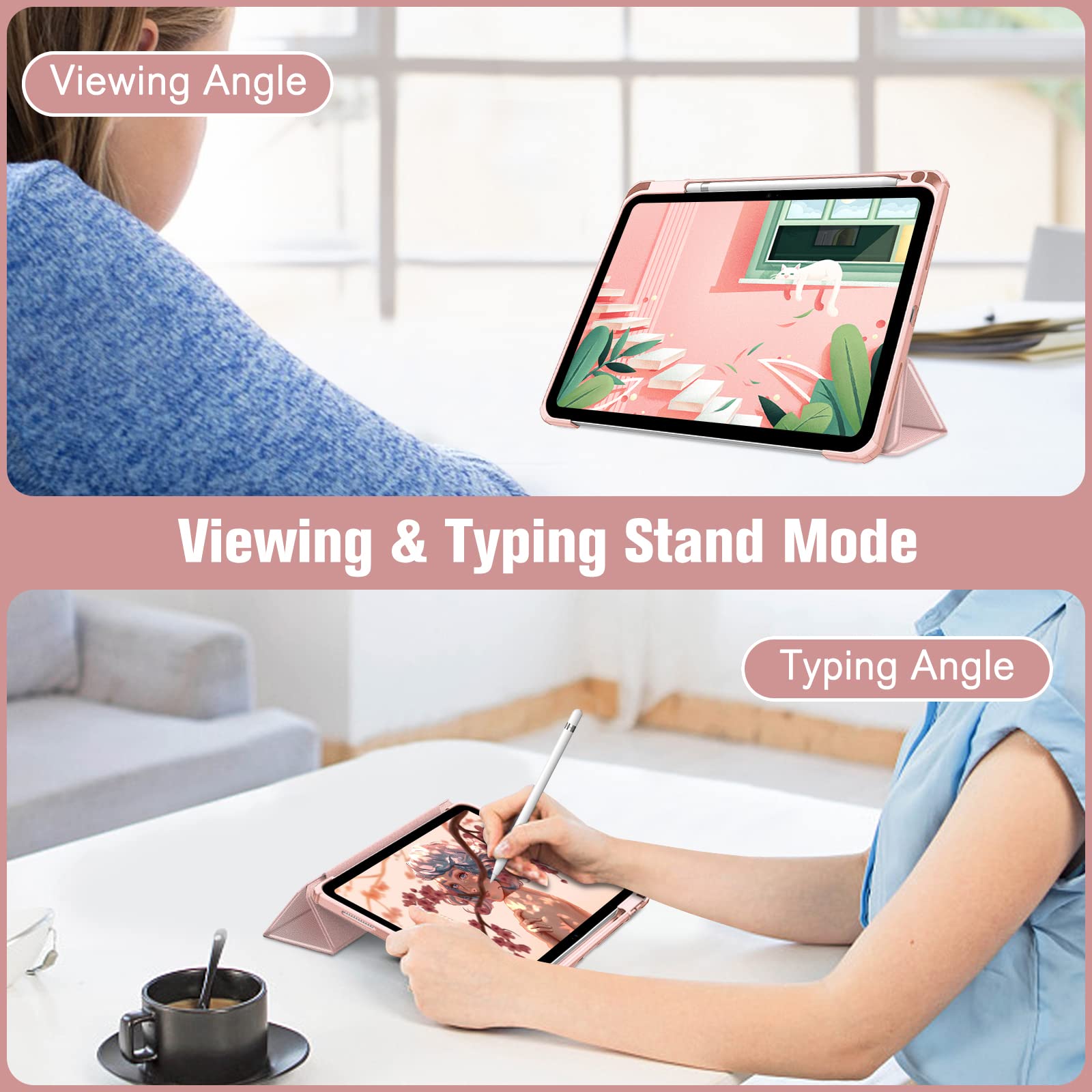 Foto 5 | Funda Fintie Hybrid Slim Para Ipad 11.ª Generación De 11 Pulgadas Con Soporte Para Lápices - Venta Internacional.