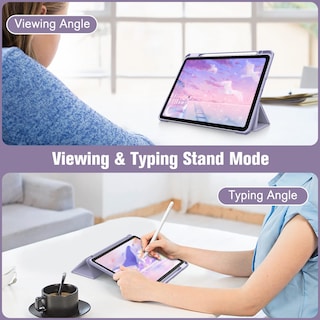 Foto 4 | Funda Fintie Hybrid Slim Para Ipad Air De 11 Pulgadas M2 (2024), Color Morado - Venta Internacional.