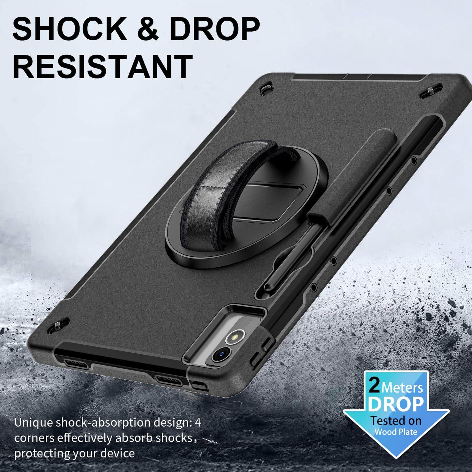Foto 6 pulgar | Funda Protectora Zenrich Rugged Para Lenovo Tab P12 De 12,7 Pulgadas - Venta Internacional.