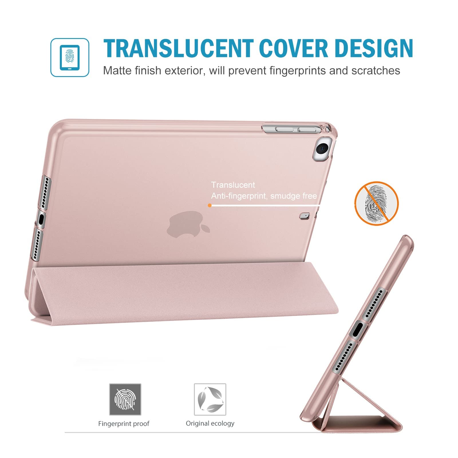 Foto 5 pulgar | Case Procase - Carcasa Trasera Delgada De Tpu Para Ipad Mini 5/4/3/2/1, Color Rosa - Venta Internacional.