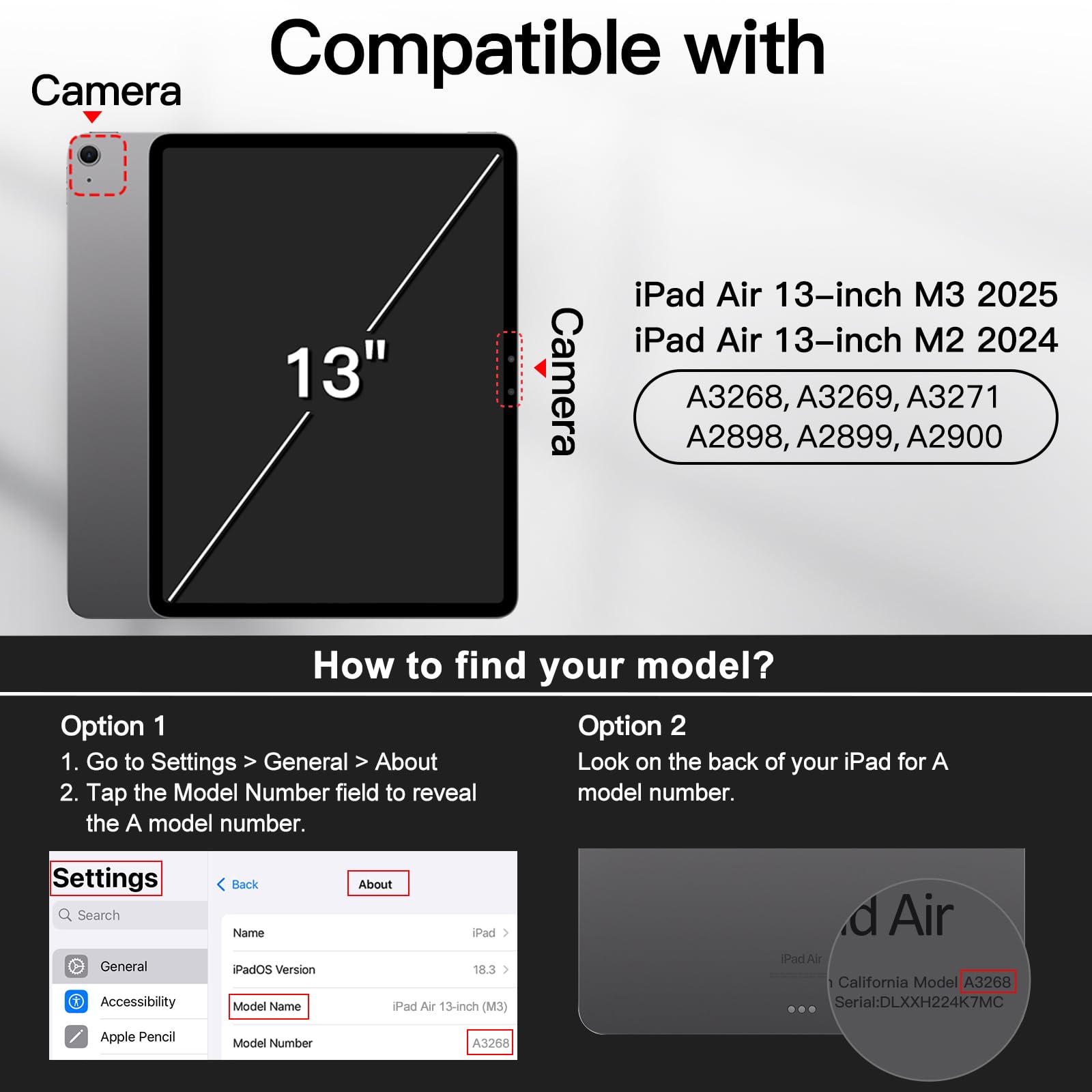 Foto 2 | Funda Jetech Para Ipad Air 13 Pulgadas M3/m2 (2025/2024) Con Lápiz - Venta Internacional.