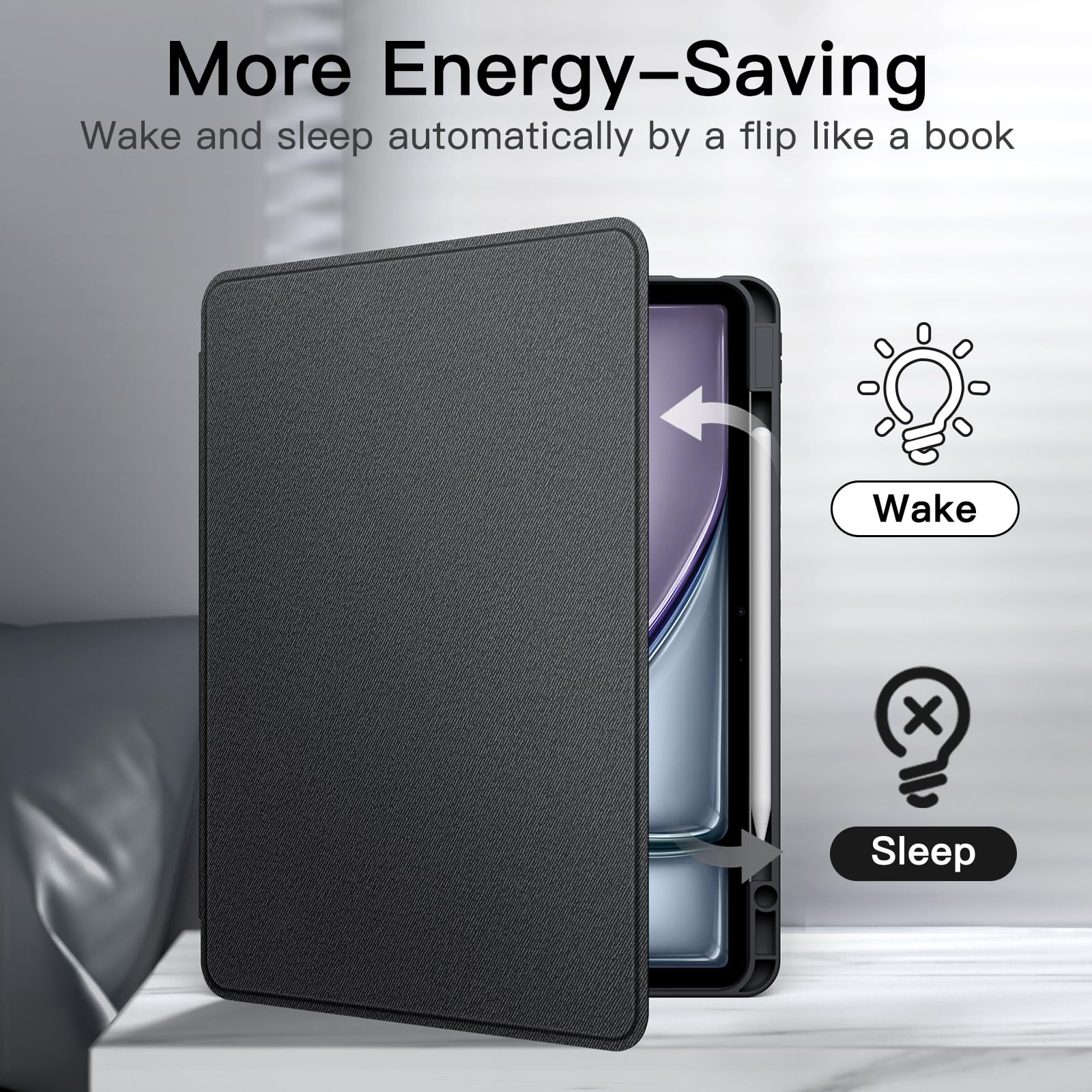 Foto 5 | Funda Jetech Para Ipad Air 13 Pulgadas M3/m2 (2025/2024) Con Lápiz - Venta Internacional.
