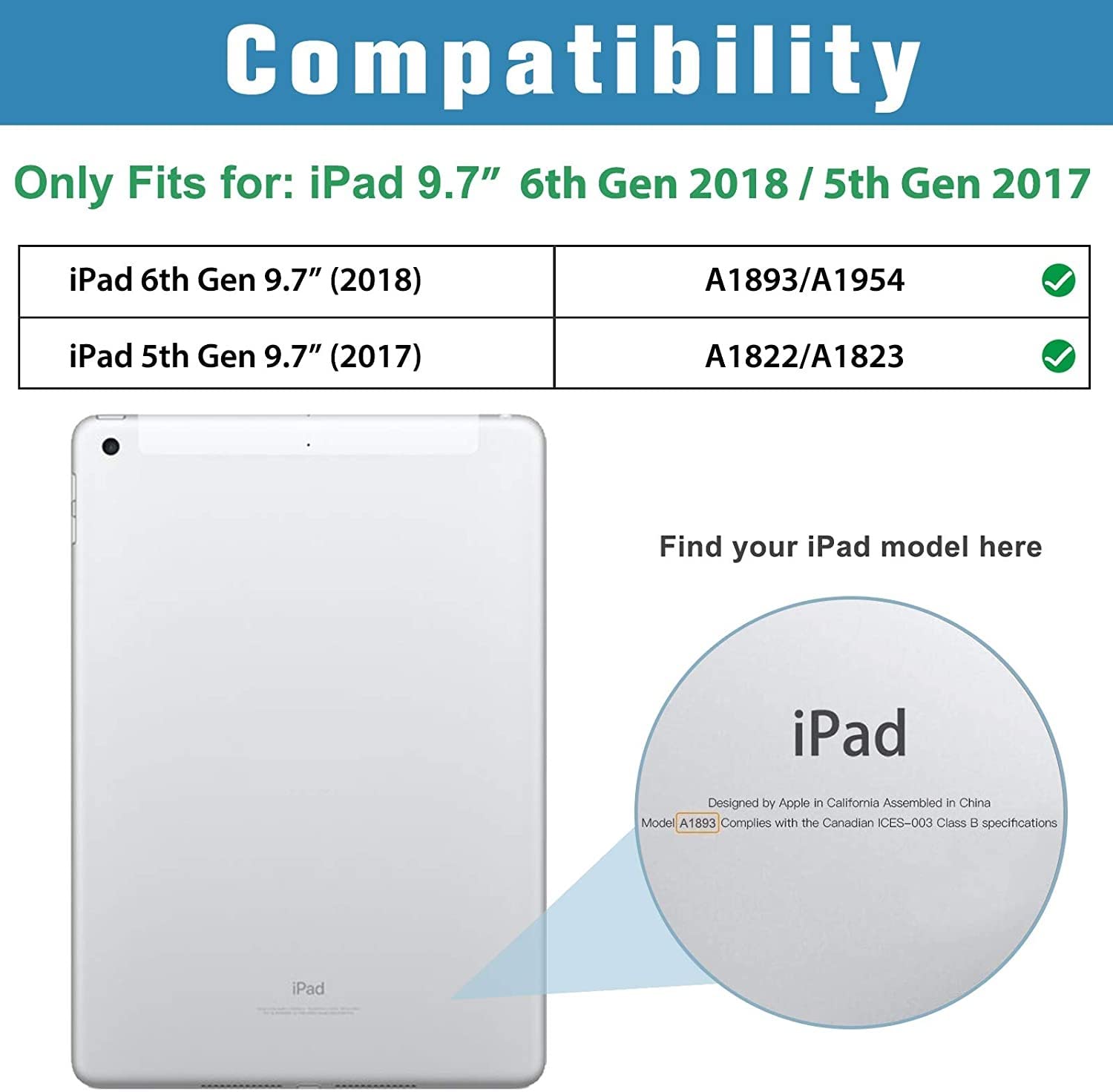 Foto 3 pulgar | Funda Procase Smart Para Ipad De 9,7 Pulgadas (6.ª Y 5.ª Generación) 2018/2017 - Venta Internacional.