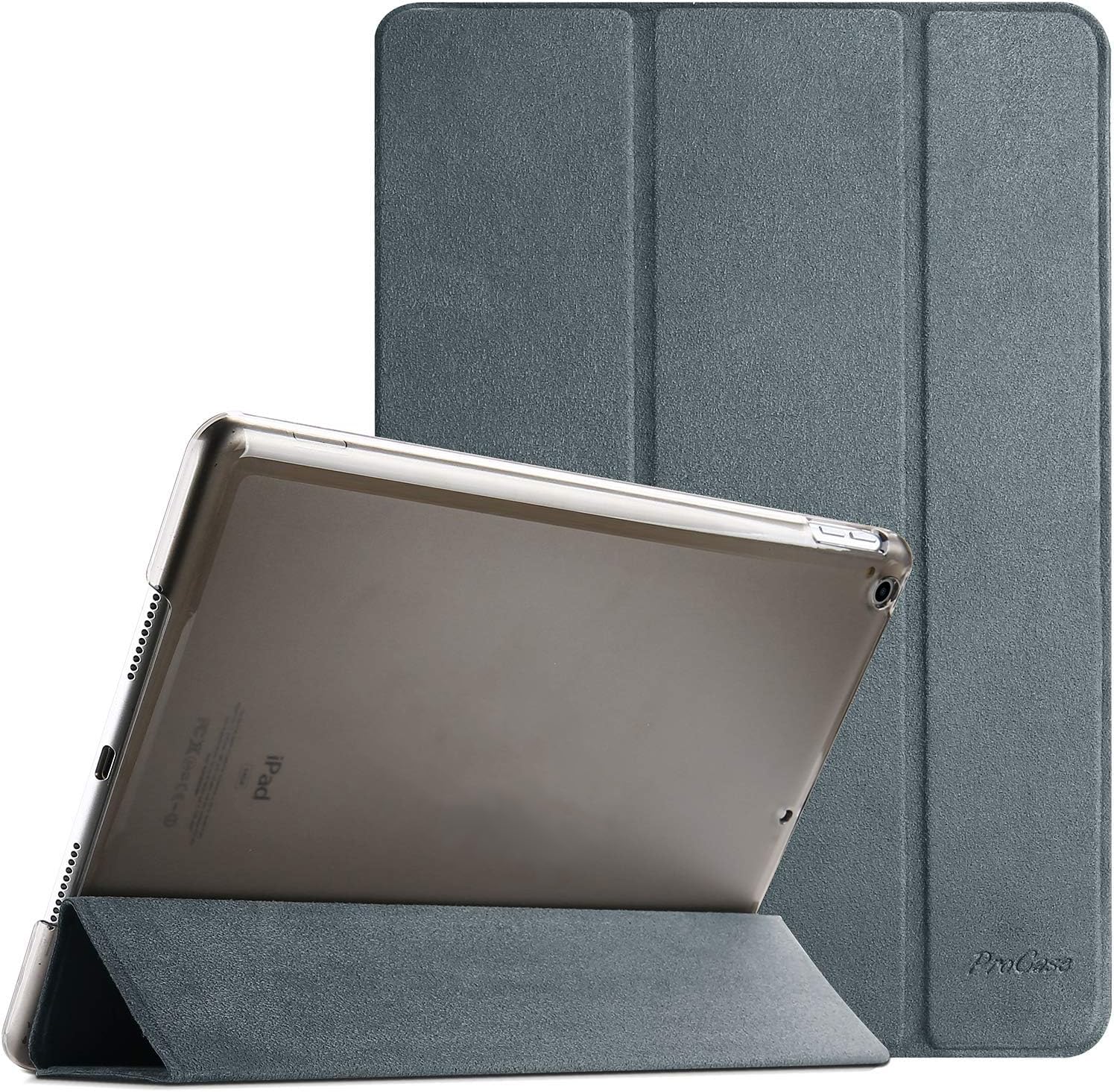 Foto 2 pulgar | Funda Procase Para Ipad De 9ª, 8ª Y 7ª Generación De 10,2 Pulgadas, Color Gris Mate - Venta Internacional.