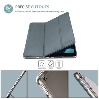 Foto 3 | Funda Procase Para Ipad De 9ª, 8ª Y 7ª Generación De 10,2 Pulgadas, Color Gris Mate - Venta Internacional.