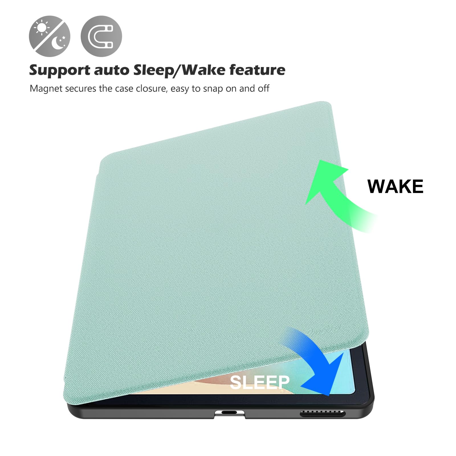 Foto 4 | Funda Procase Para Galaxy Tab S6 Lite De 10,4 Pulgadas Con Soporte Para Bolígrafo S - Venta Internacional.