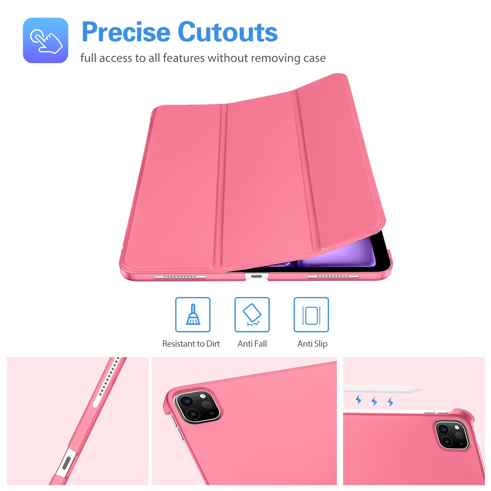 Foto 6 | Funda Procase Smart Para Ipad Pro 12.9 De 6.ª, 5.ª, 4.ª Y 3.ª Generación - Venta Internacional.