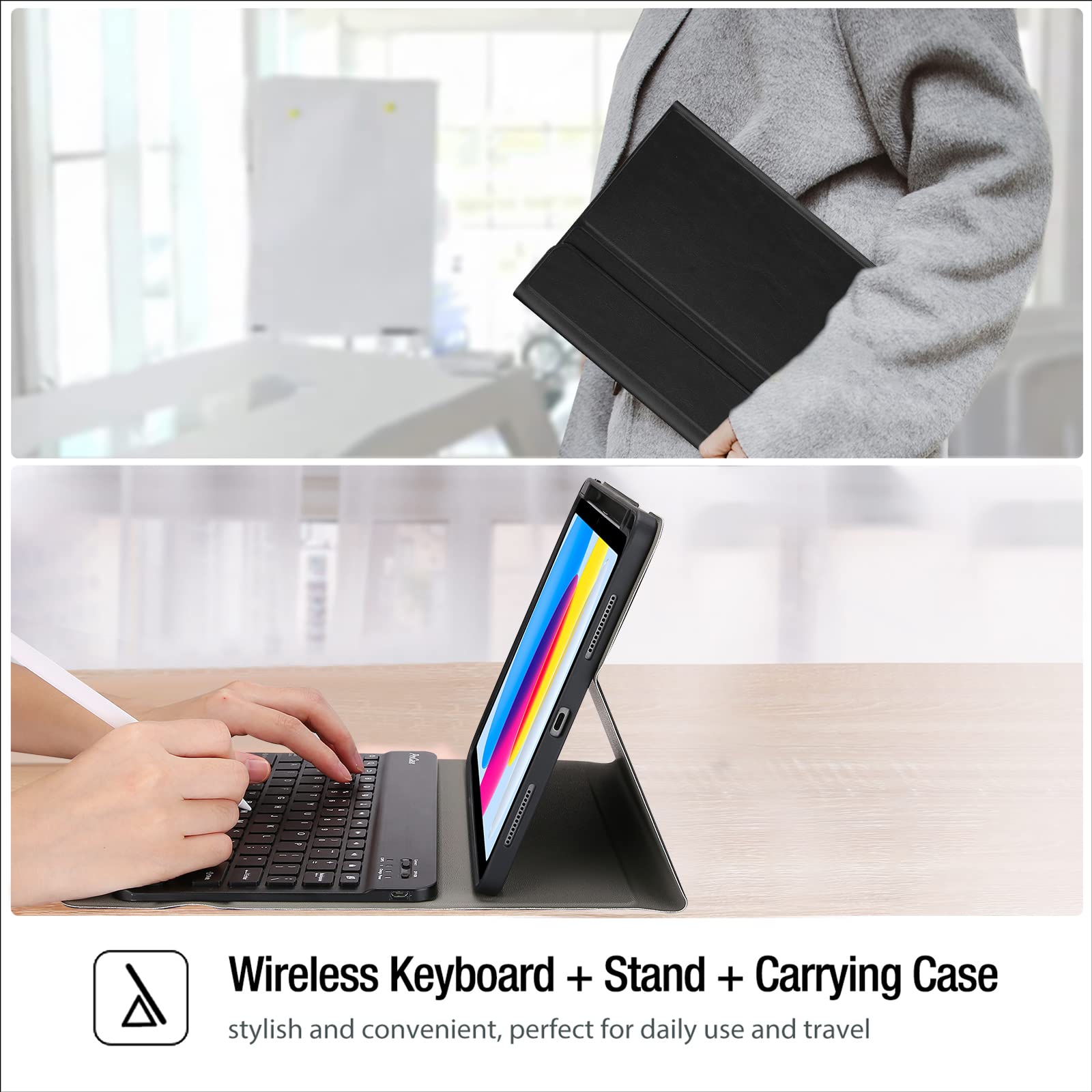 Foto 8 pulgar | Funda Con Teclado Procase Para Ipad 11/11 Pulgadas 2025/10th 10.9 - Venta Internacional.