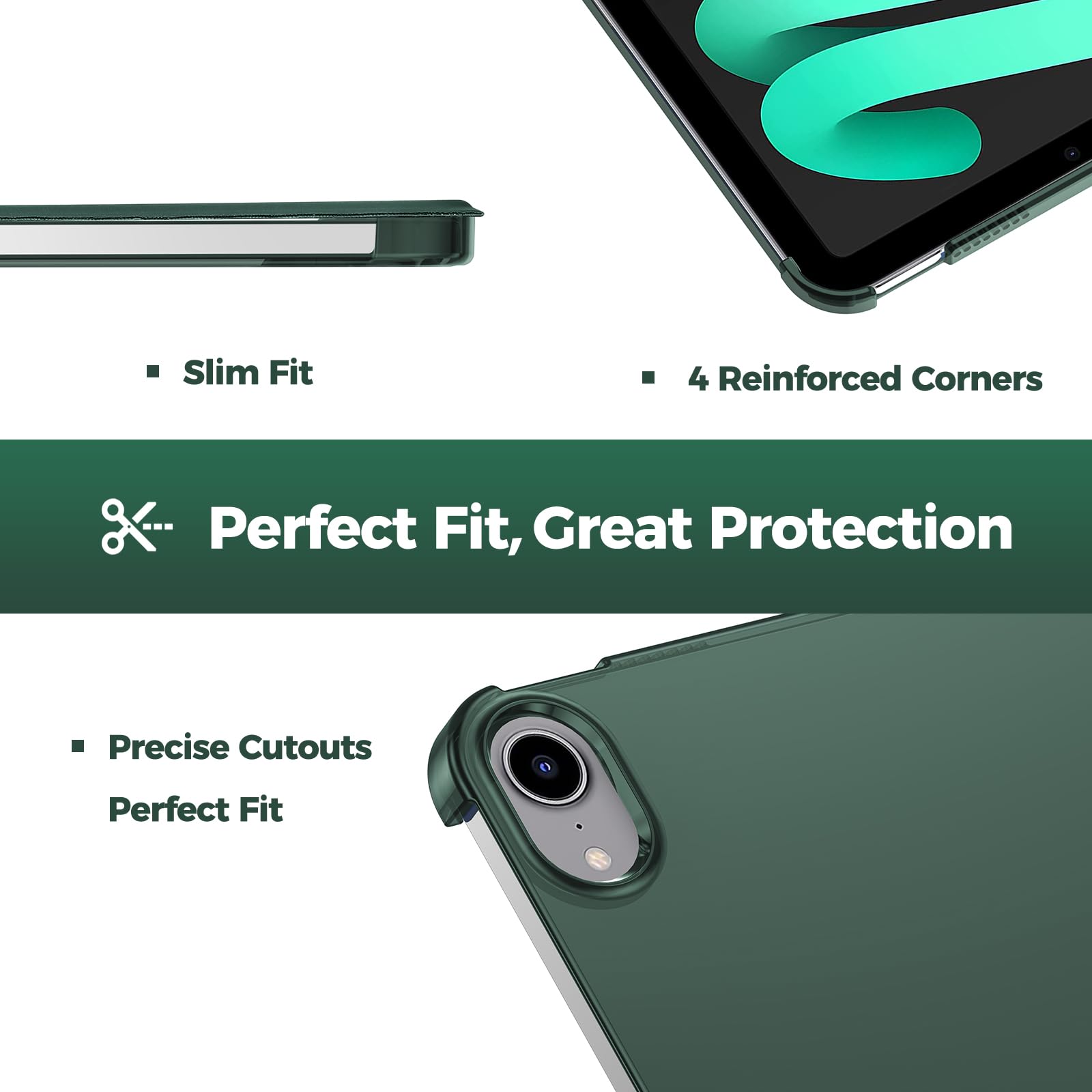 Foto 7 | Funda Procase Smart Para Ipad Mini 7/6 Gen Con Soporte Para Lápices - Venta Internacional.