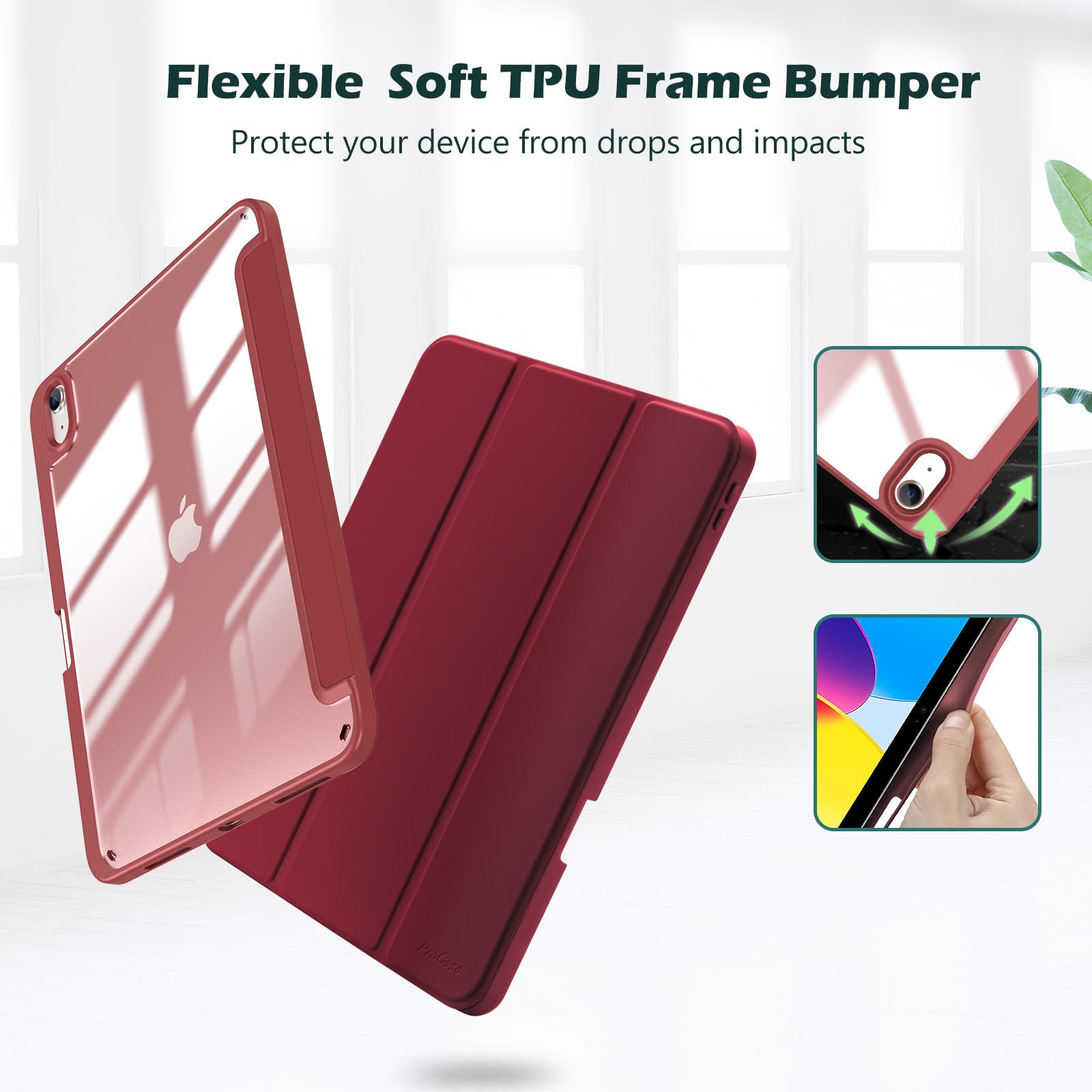 Foto 5 | Funda Procase Para Ipad 11.ª Generación De 11 Pulgadas, 2025/10.ª Generación De 10.9 Pulgadas - Venta Internacional.