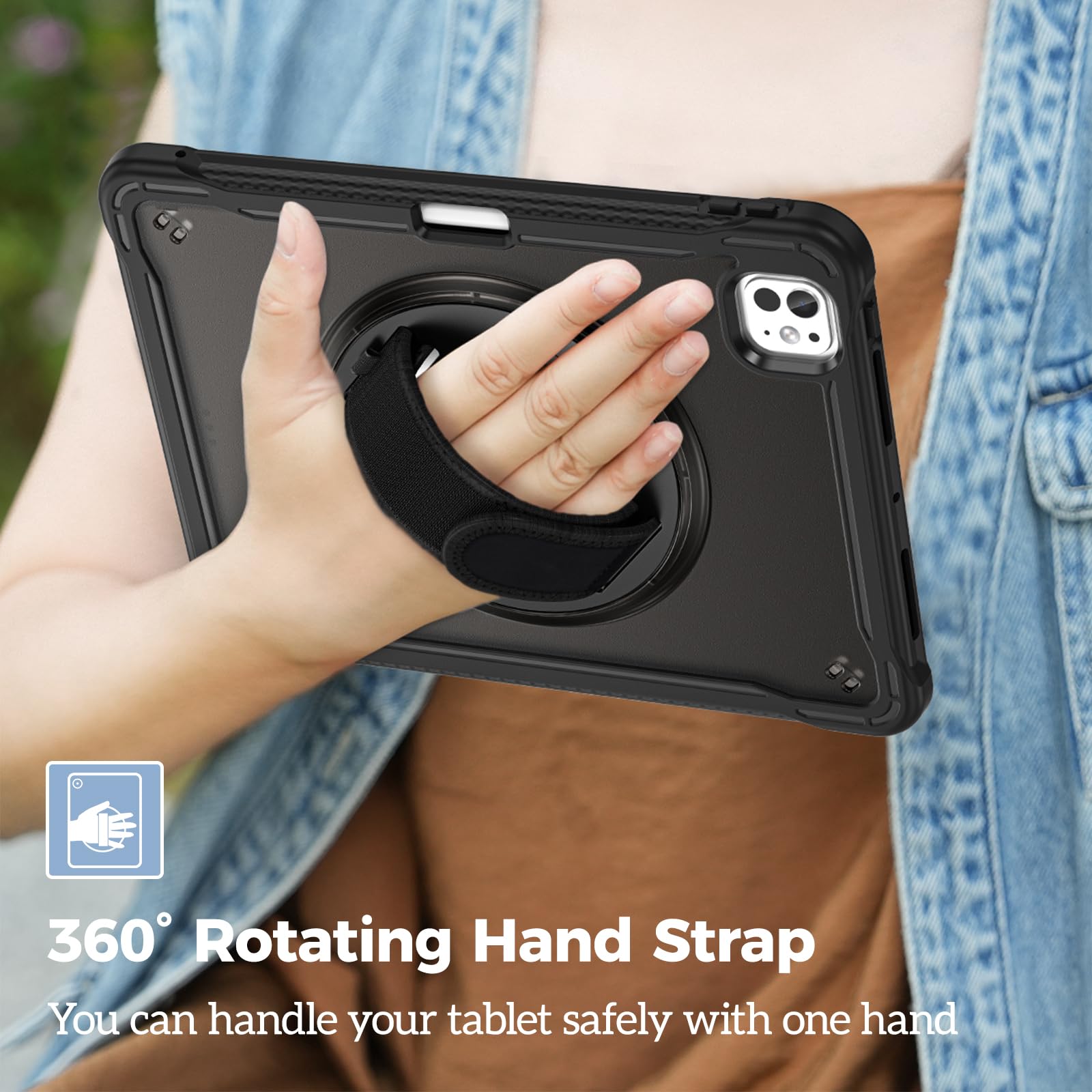 Foto 6 pulgar | Funda Procase Rugged Para Ipad Pro 11 2024 M4 Con Soporte Para Lápices - Venta Internacional.