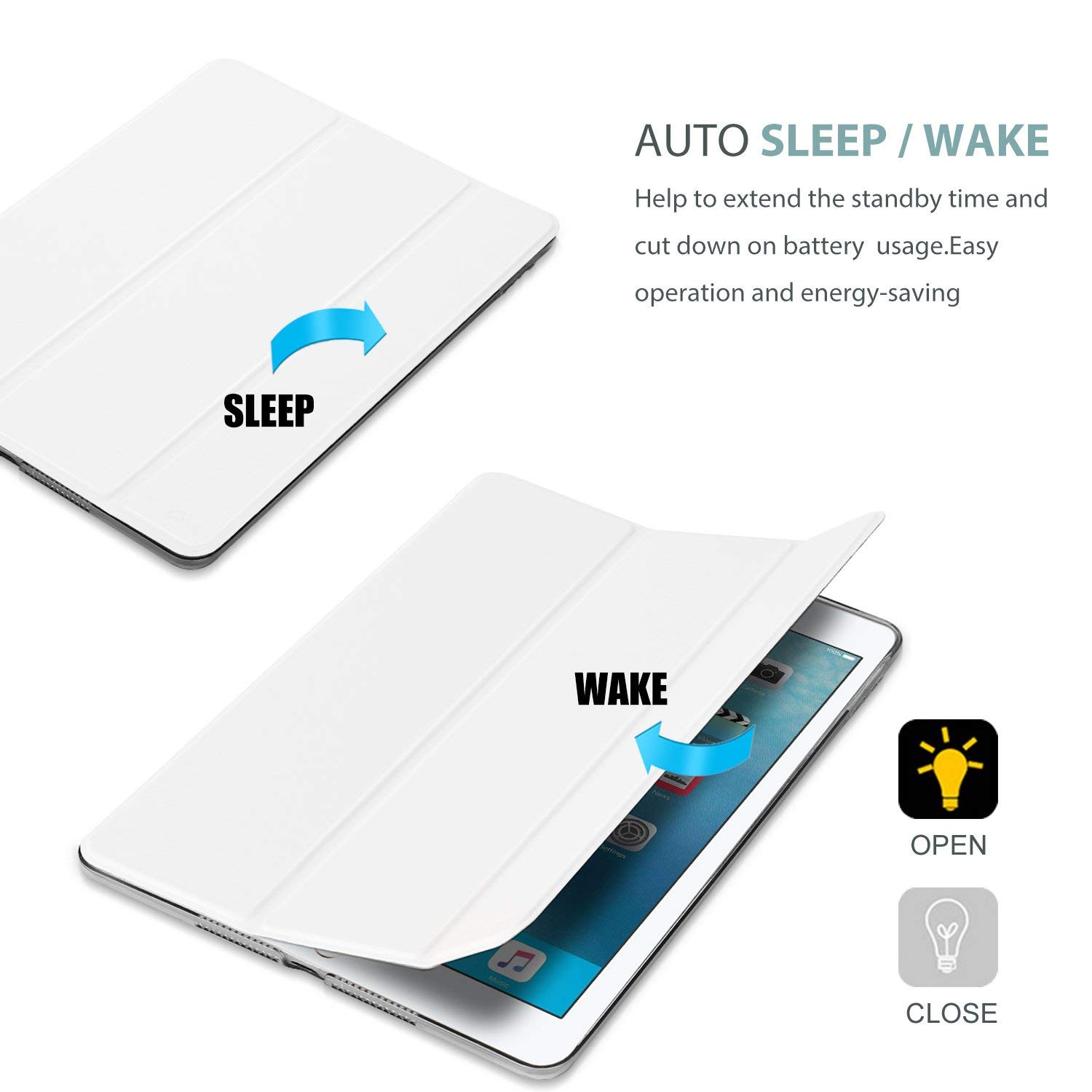 Foto 8 pulgar | Smart Case Procase Para Ipad De 9,7 Pulgadas (6.ª Y 5.ª Generación) 2018/2017 - Venta Internacional.