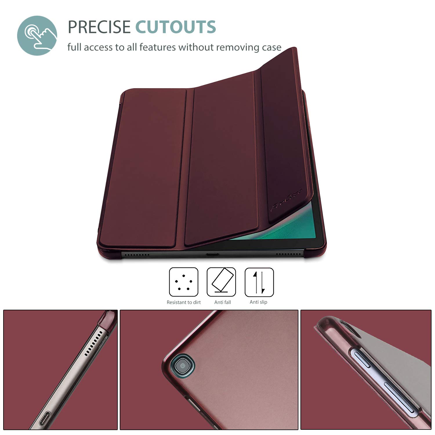 Foto 4 pulgar | Funda Procase Slim Para Galaxy Tab A 10.1 2019 T510 T515 T517 - Venta Internacional.