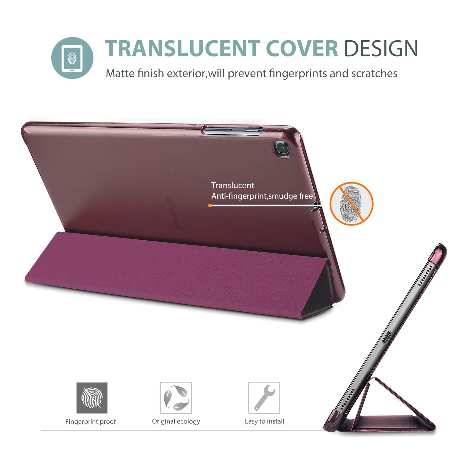Foto 5 pulgar | Funda Procase Slim Para Galaxy Tab A 10.1 2019 T510 T515 T517 - Venta Internacional.