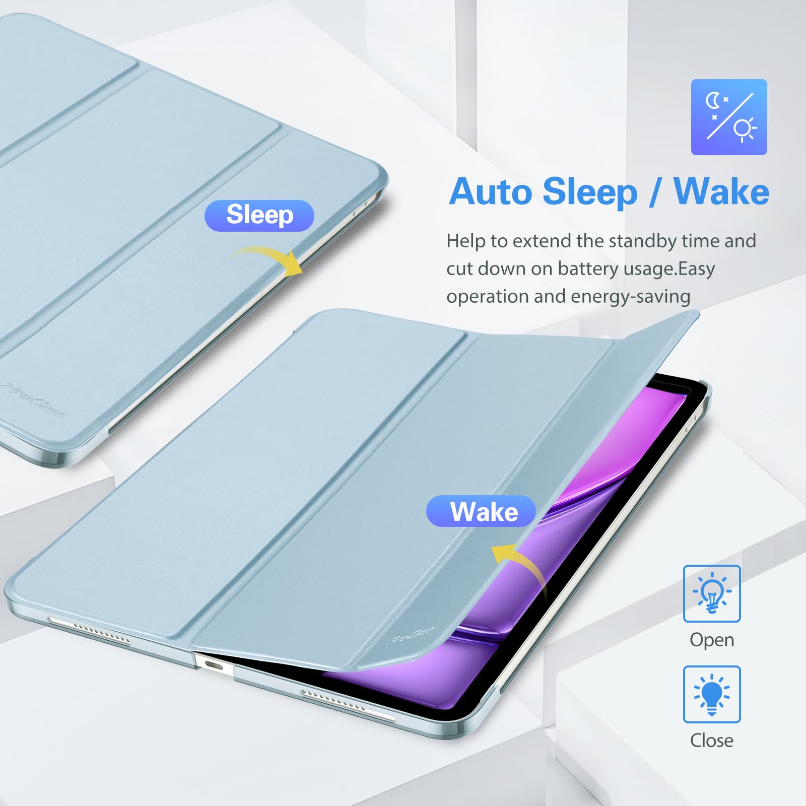 Foto 7 | Funda Procase Smart Para Ipad Pro 12.9 De 6.ª, 5.ª, 4.ª Y 3.ª Generación -sk - Venta Internacional.