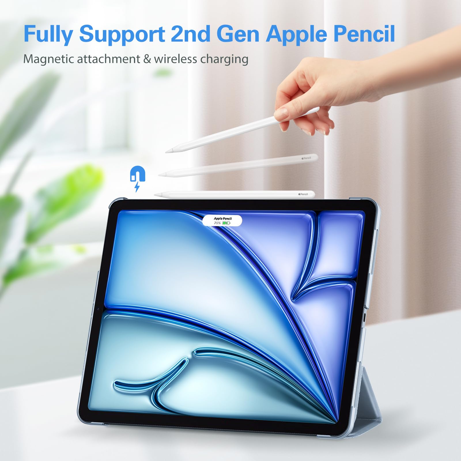Foto 4 pulgar | Funda Procase Smart Para Ipad Pro 12.9 De 6.ª, 5.ª, 4.ª Y 3.ª Generación - Venta Internacional.