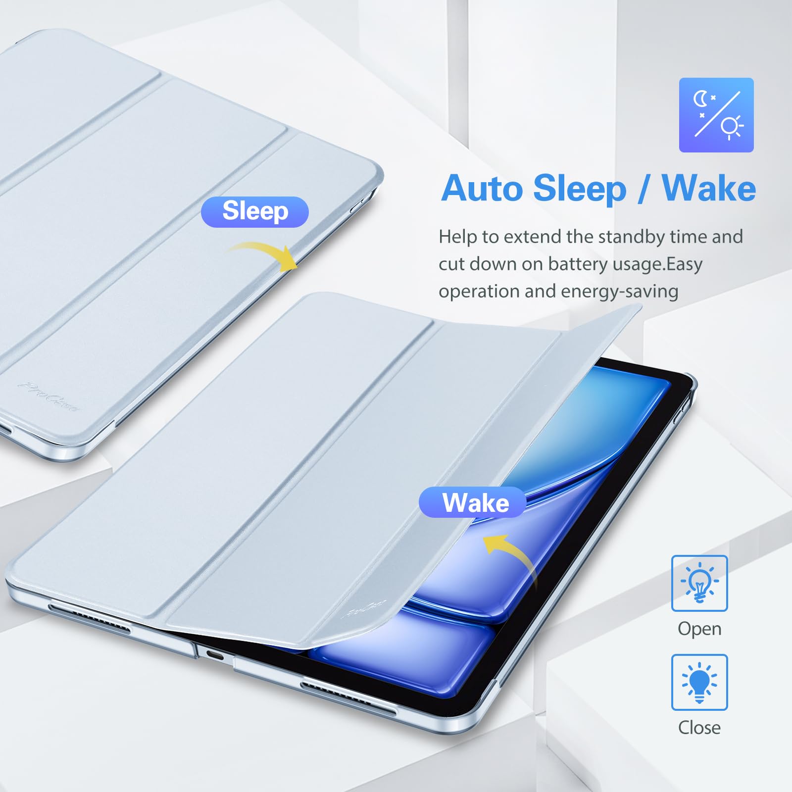 Foto 7 | Funda Procase Smart Para Ipad Pro 12.9 De 6.ª, 5.ª, 4.ª Y 3.ª Generación - Venta Internacional.