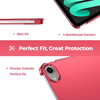Foto 7 | Funda Procase Smart Para Ipad Mini 7.ª Y 6.ª Generación De 8,3 Pulgadas, Color Rojo - Venta Internacional.