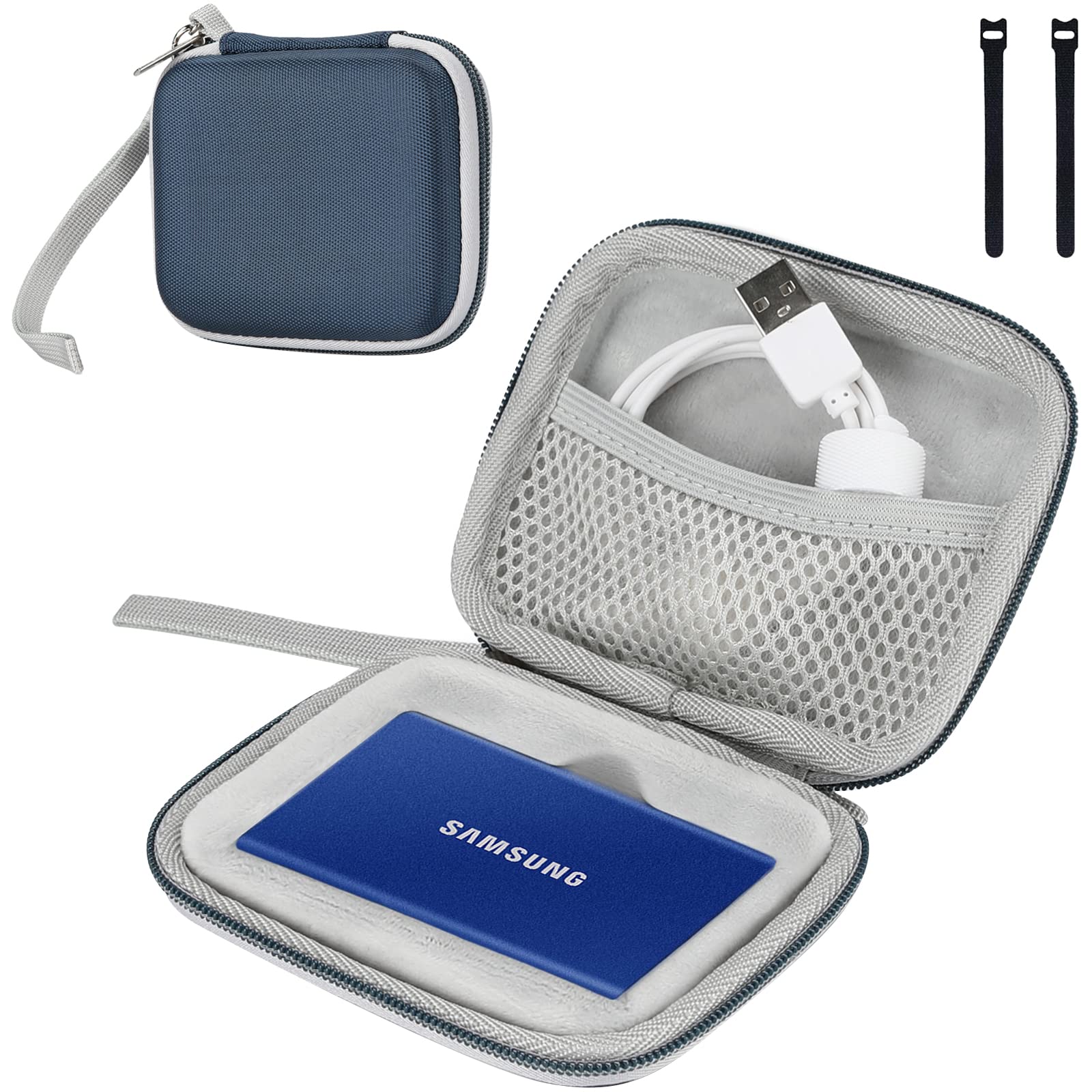 Foto 2 pulgar | Funda De Transporte Procase Para Samsung T7/t7 Touch Ssd Con Cable T - Venta Internacional.