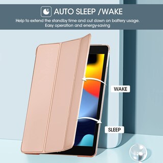 Foto 4 | Funda Procase Para Ipad De 9ª, 8ª Y 7ª Generación De 10,2 Pulgadas, Color Oro Rosa - Venta Internacional.