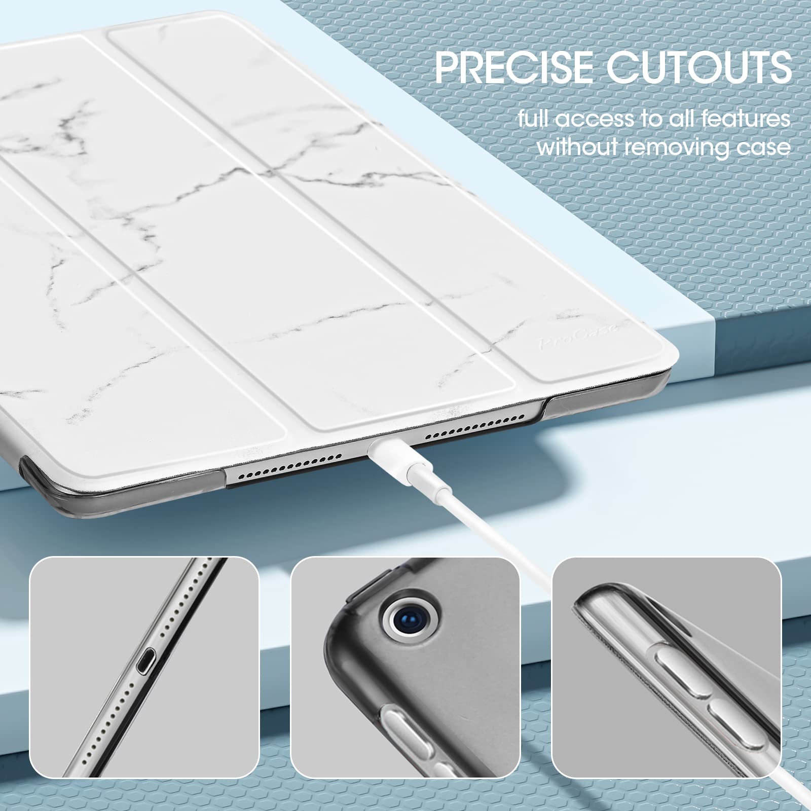 Foto 6 | Funda Procase Para Ipad De 10,2 Pulgadas De 7.ª, 8.ª Y 9.ª Generación 2019/2020/20 - Venta Internacional.