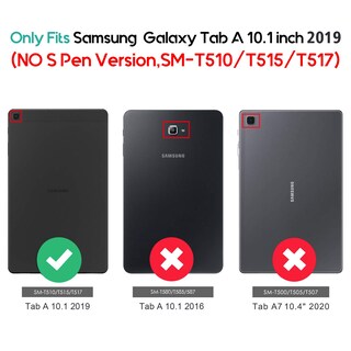 Foto 2 | Funda Procase Slim Para Galaxy Tab A 10.1 2019 T510 T515 T517 - Venta Internacional.