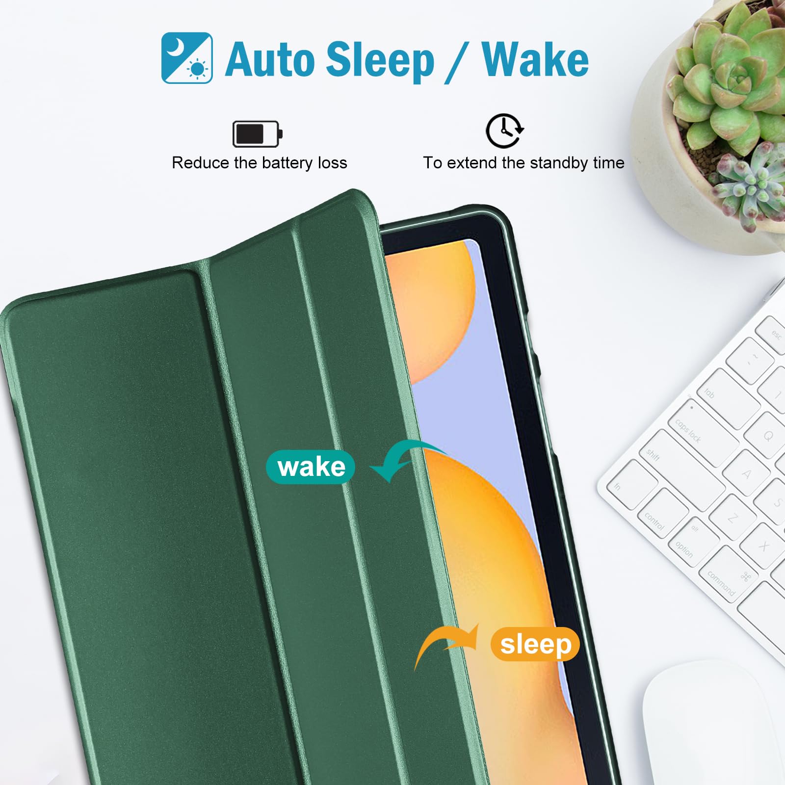 Foto 6 pulgar | Funda Procase Para Galaxy Tab S6 Lite 10.4 Con Soporte Para Bolígrafo S - Venta Internacional.