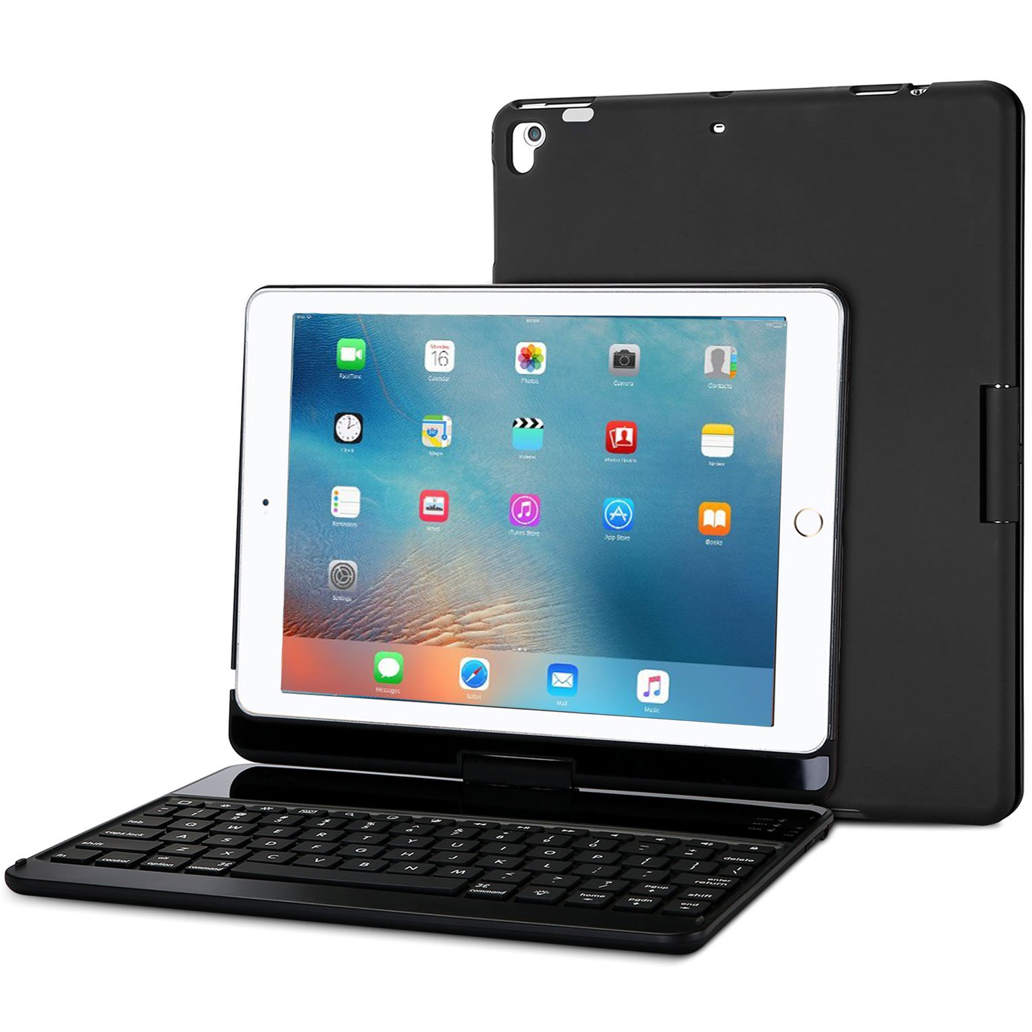 Foto 2 pulgar | Funda Con Teclado Inalámbrico Procase Con Rotación De 360° Para Ipad 9.7 - Venta Internacional.