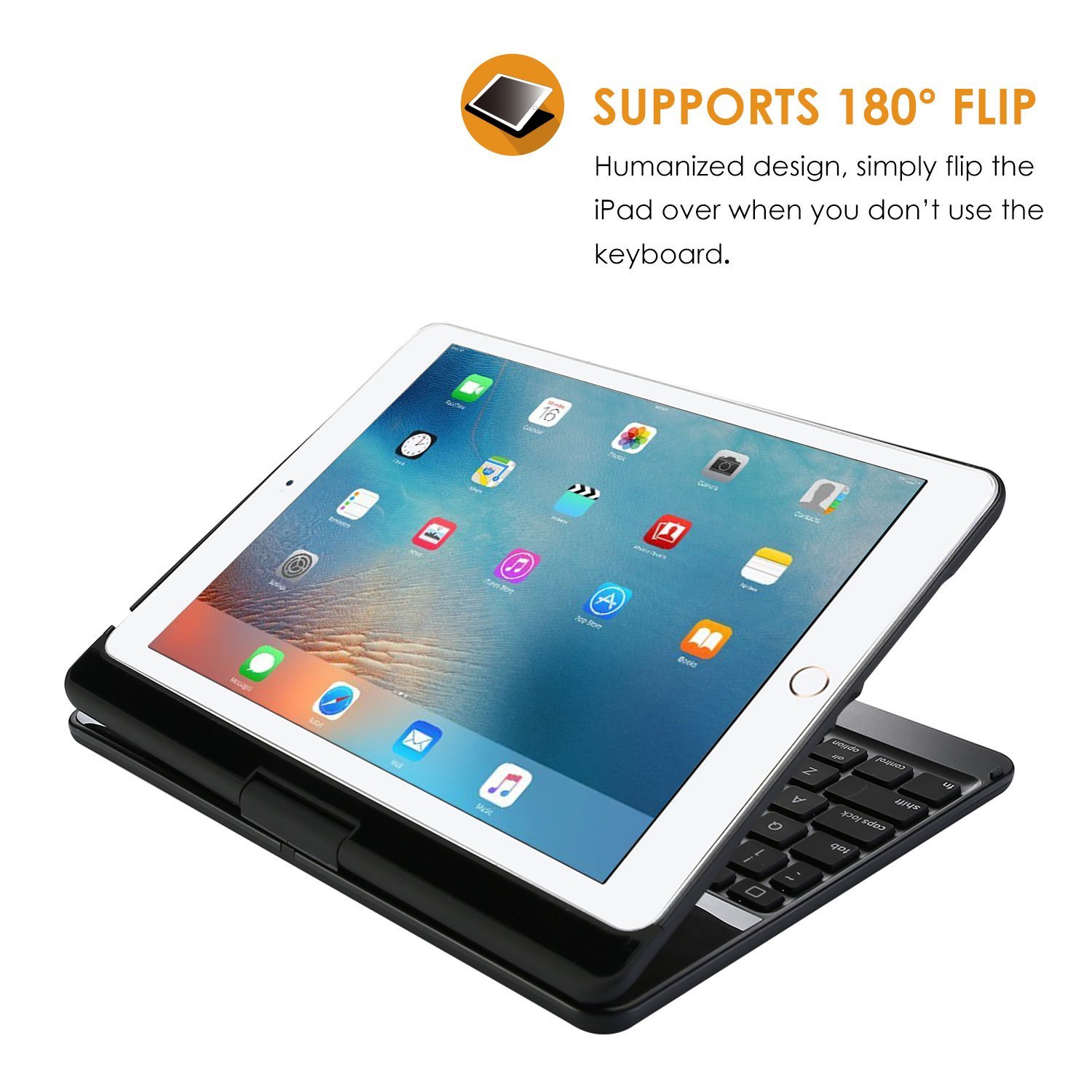 Foto 6 pulgar | Funda Con Teclado Inalámbrico Procase Con Rotación De 360° Para Ipad 9.7 - Venta Internacional.