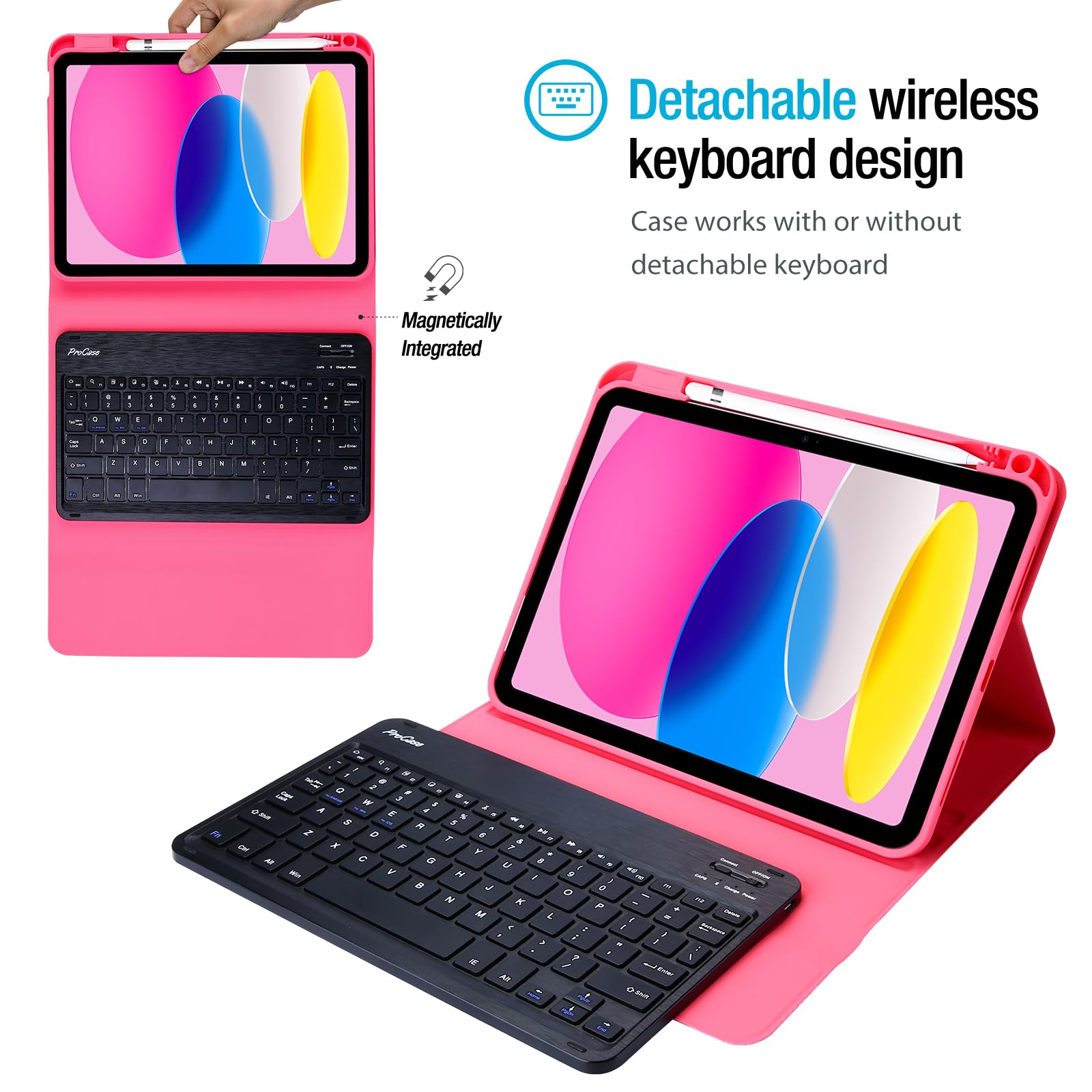 Foto 4 pulgar | Funda Con Teclado Procase Para Ipad 11/11 Pulgadas 2025/10th 10.9 - Venta Internacional.