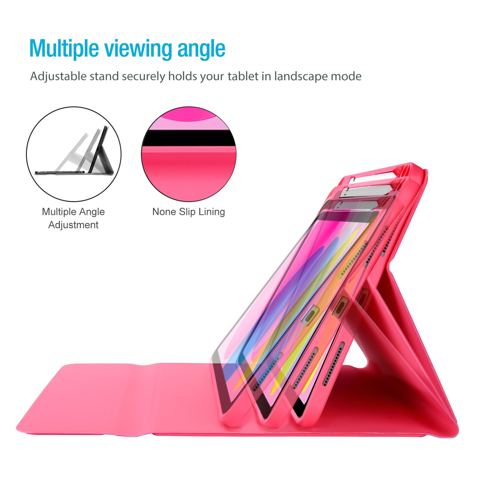 Foto 4 | Funda Con Teclado Procase Para Ipad 11/11 Pulgadas 2025/10th 10.9 - Venta Internacional.