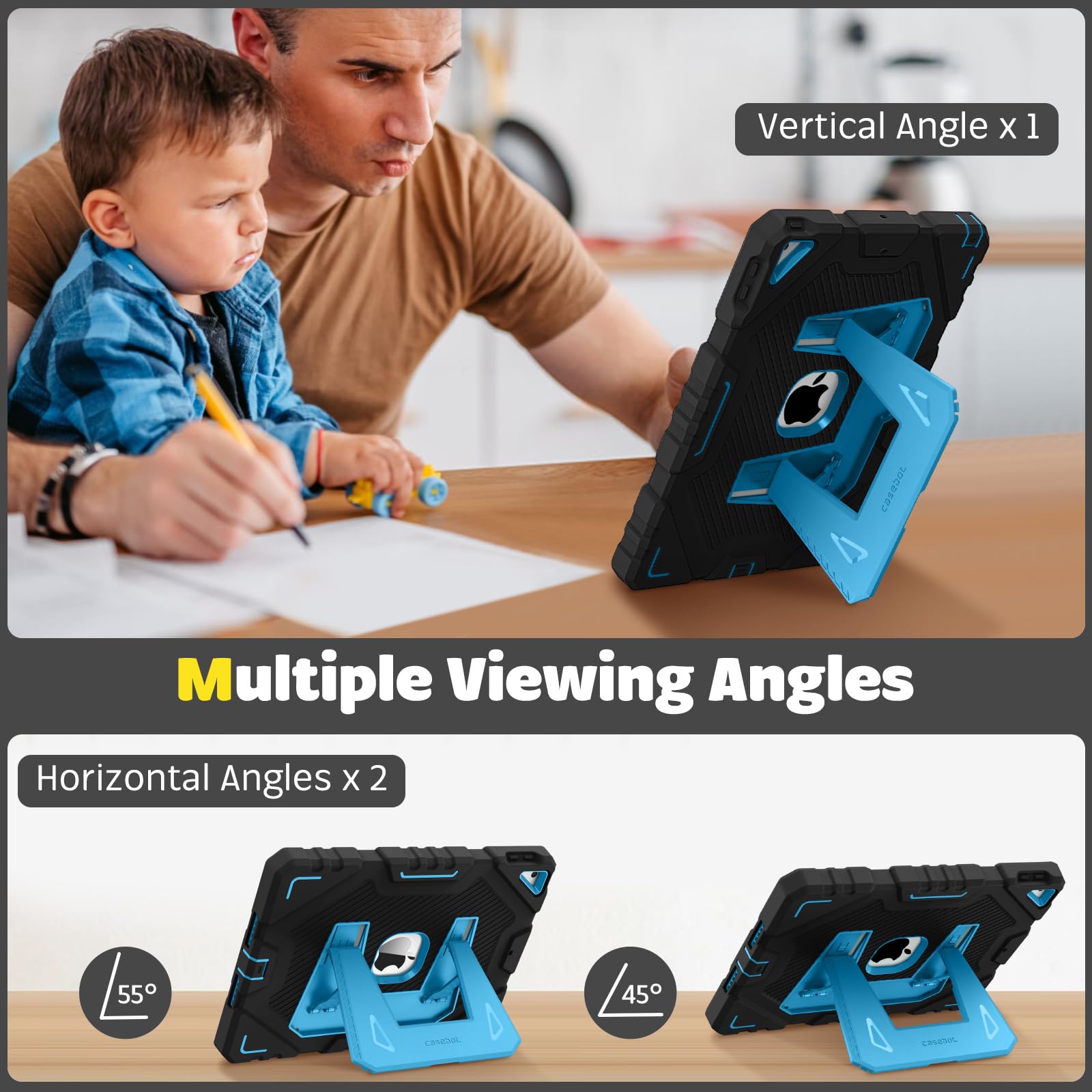 Foto 5 pulgar | Funda Fintie Para Ipad 9.ª Generación (2021), 8.ª Generación (2020) Y 7.ª Generación (2019) - Venta Internacional.