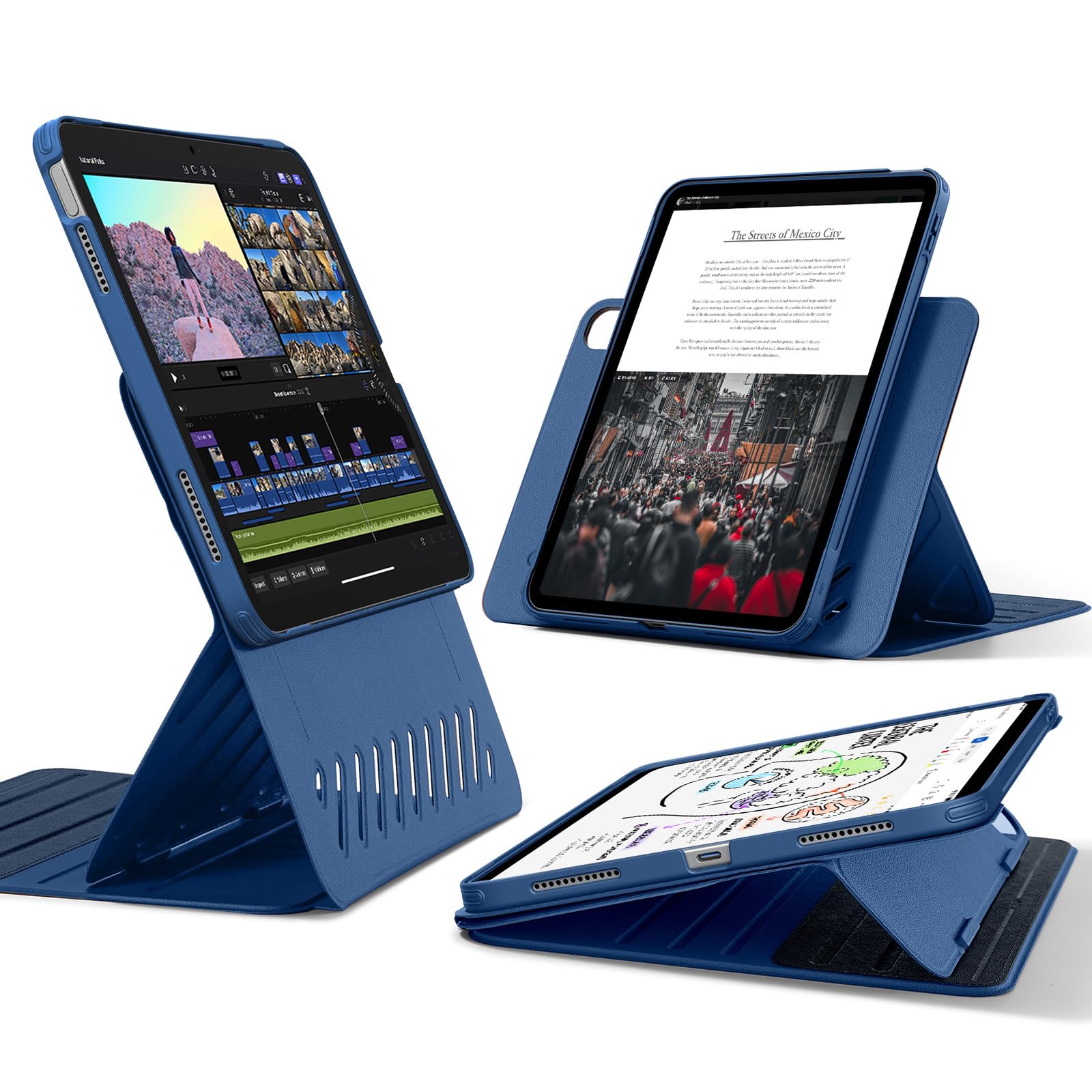 Foto 1 | Funda Esr Para Ipad A16 De 11.ª Y 10.ª Generación Con Funda Magnética, Color Azul - Venta Internacional.