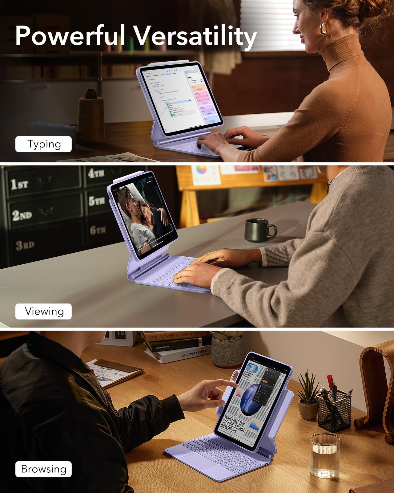 Foto 4 pulgar | Funda Ipad Con Teclado Esr Para Ipad Air 11 Y Ipad Pro 11 - Venta Internacional.