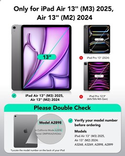 Foto 2 | Funda Esr Para Ipad Air De 13 Pulgadas (2025/2024) Con Soporte Para Lápices - Venta Internacional.
