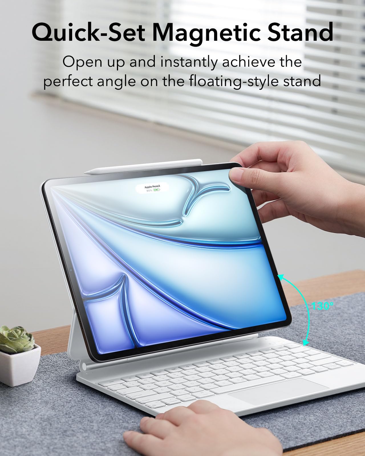 Foto 5 pulgar | Funda Con Teclado Para Ipad Air 13 Y Ipad Pro 12.9 Con Magic Keybo - Venta Internacional.