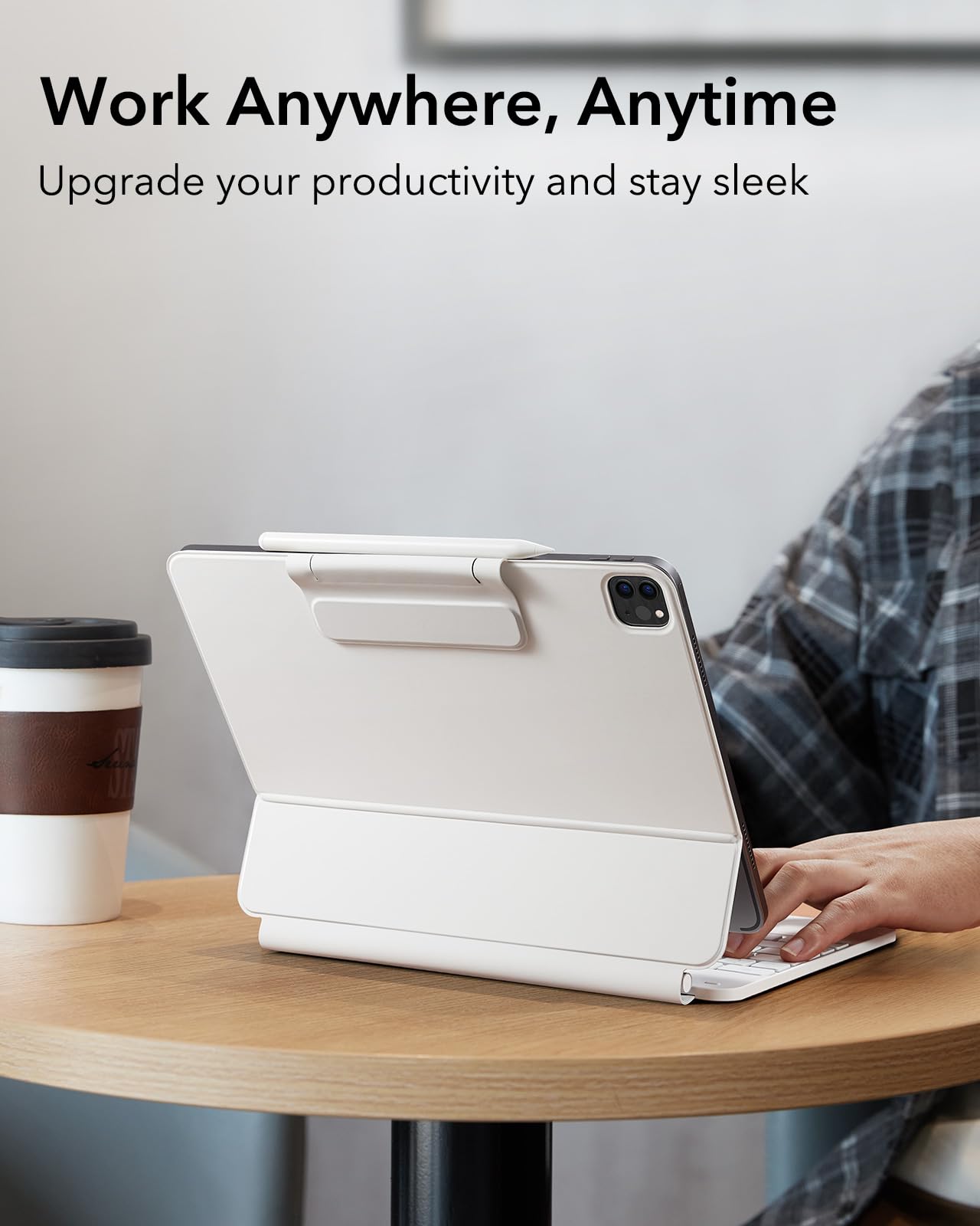 Foto 7 | Funda Con Teclado Para Ipad Air 13 Y Ipad Pro 12.9 Con Magic Keybo - Venta Internacional.