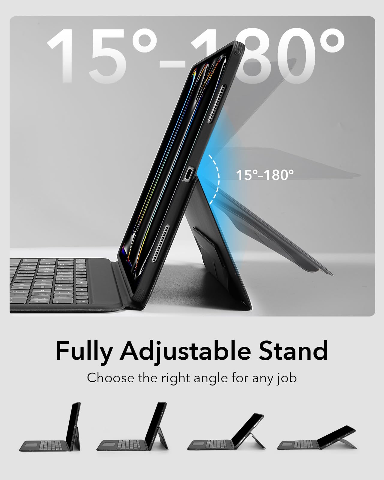Foto 5 pulgar | Funda Con Teclado Esr Ascend Para Ipad Pro 13 2024 Con Panel Táctil - Venta Internacional.