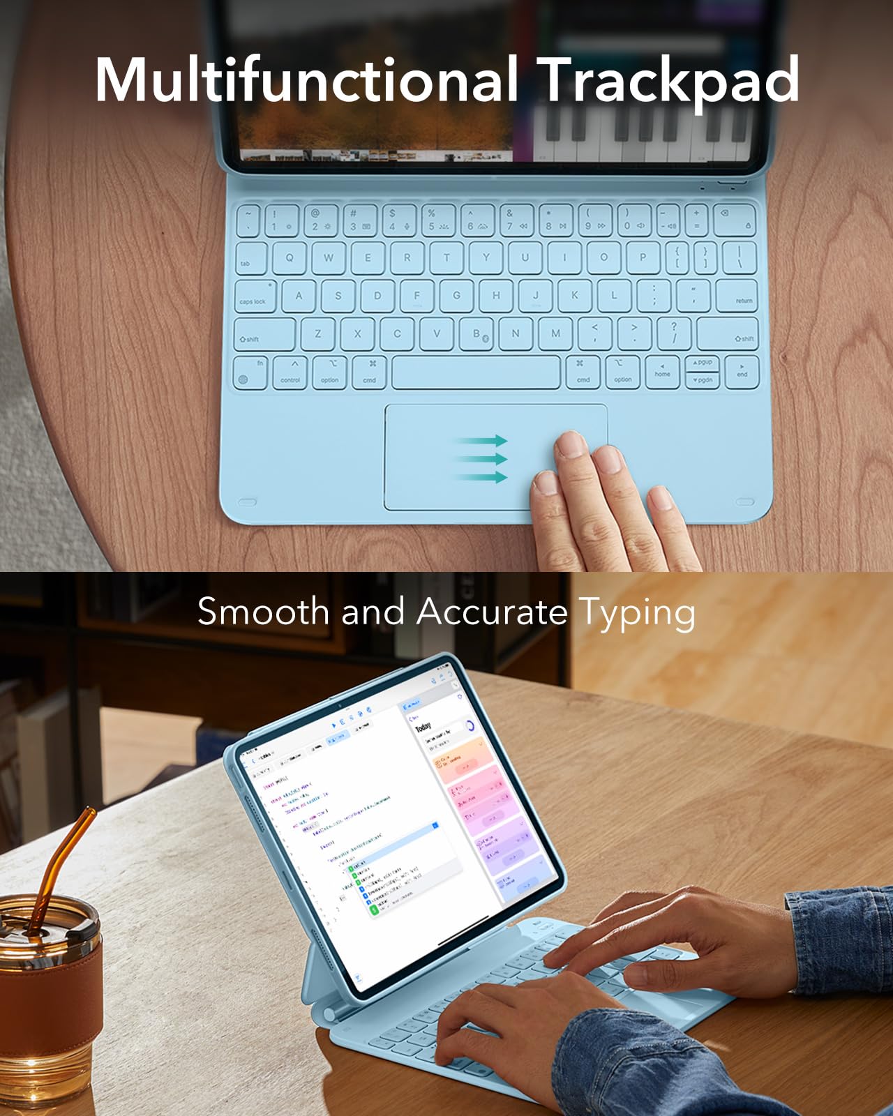 Foto 6 | Funda Con Teclado Esr Para Ipad Air De 11 Pulgadas Y Ipad Pro De 11 Pulgadas - Venta Internacional.