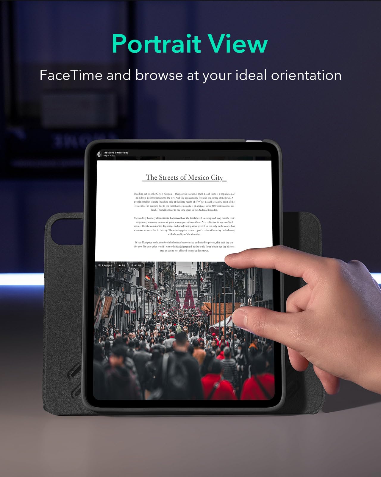 Foto 6 | Funda Esr Para Ipad A16 De 11ª Y 10ª Generación Con Funda Magnética - Venta Internacional.