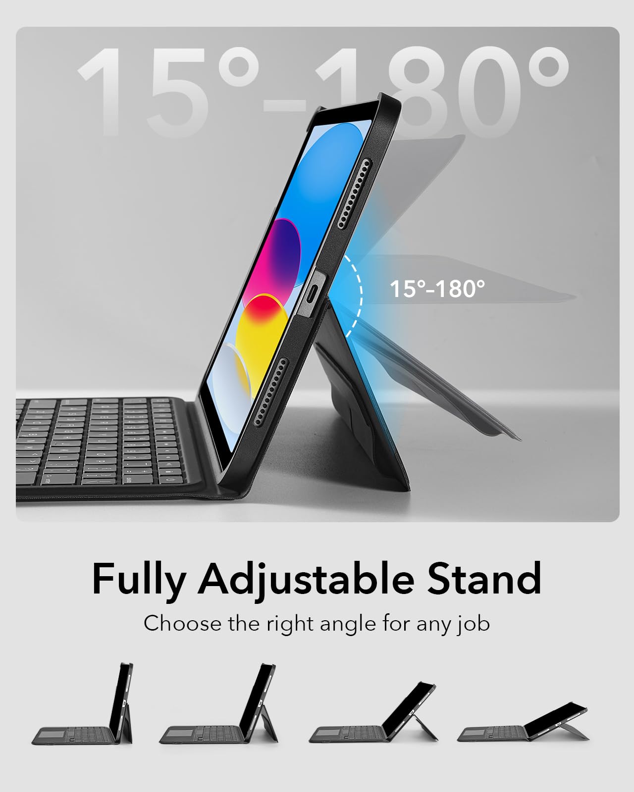 Foto 4 | Funda Con Teclado Y Panel Táctil Para Ipad De 11ª Y 10ª Generación - Venta Internacional.