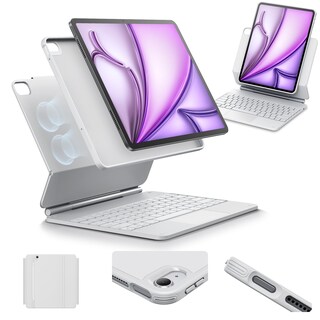 Foto 1 | Funda Con Teclado Esr Para Ipad Air De 13 Pulgadas Con Panel Táctil, Color Blanco - Venta Internacional.