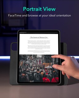 Foto 6 | Funda Esr Para Ipad Pro 12.9 (6.ª Y 5.ª Generación, 2022/2021) Negra - Venta Internacional.